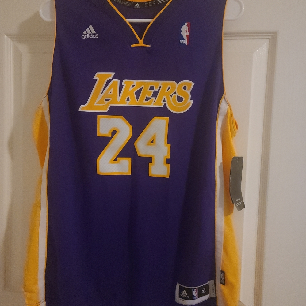 Copy Bryant Lakers Adidas Youth XL Jersey NWT